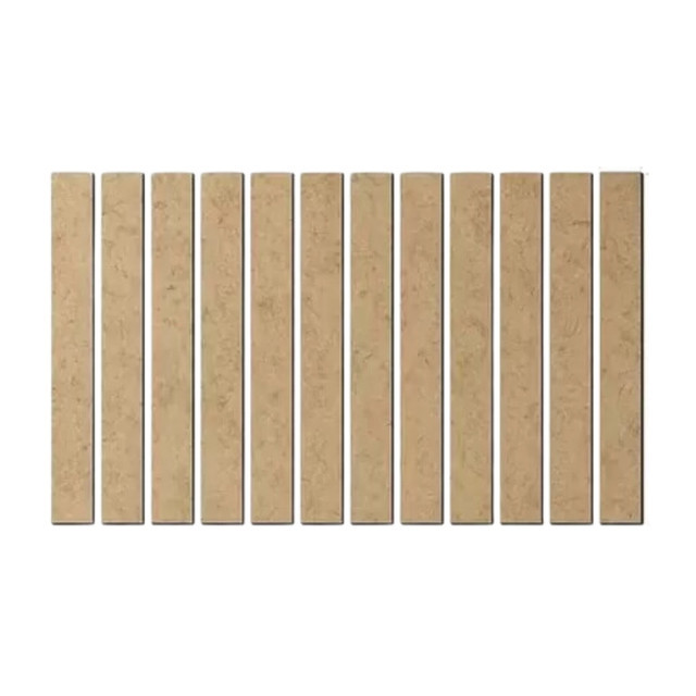 Kit 45 Ripas MDF Cru 120x5cm Parede Ripada Shiplap Pintável Decoração Moderna