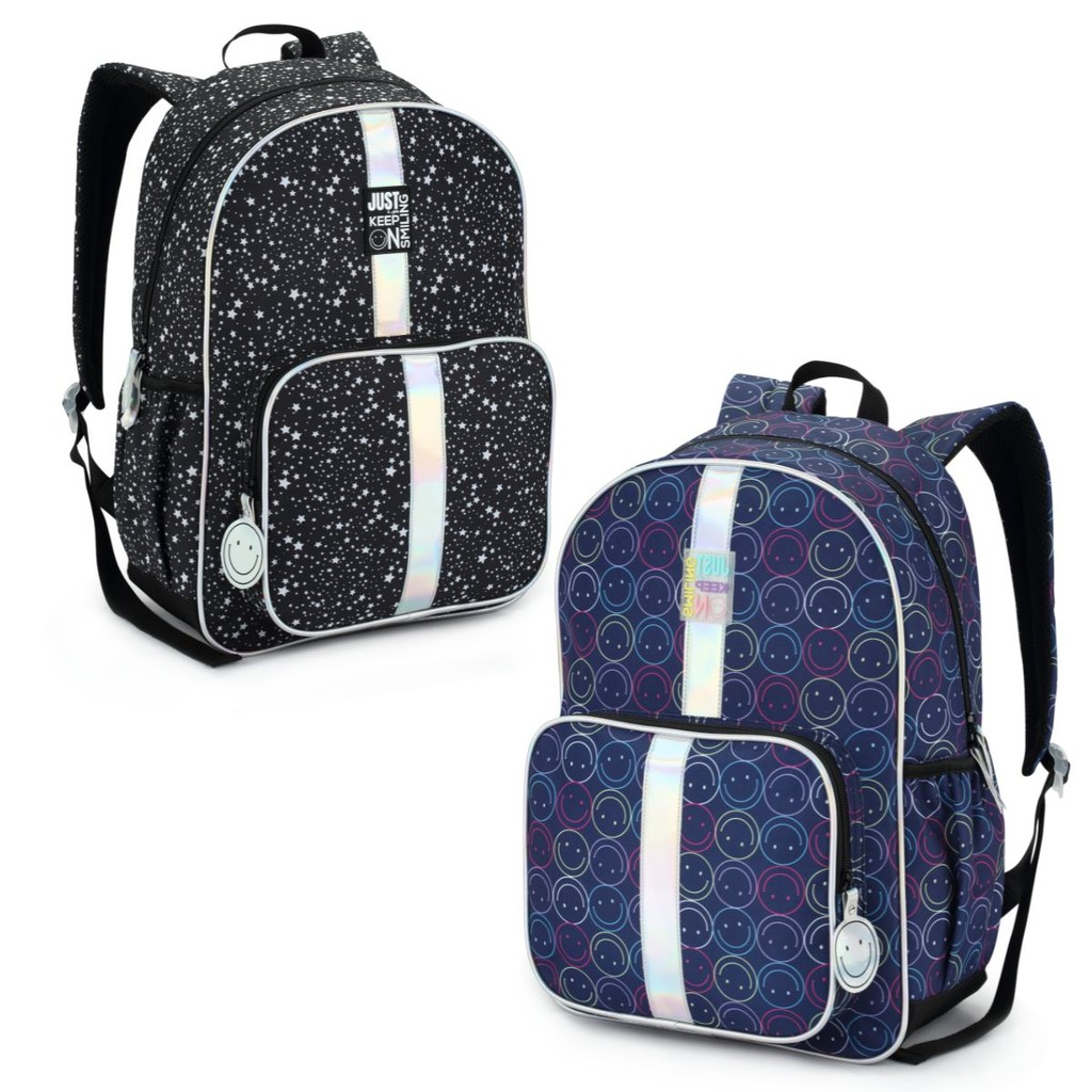 Mochila Costas Escolar Juvenil Menina Just Reforçada Grande Denlex