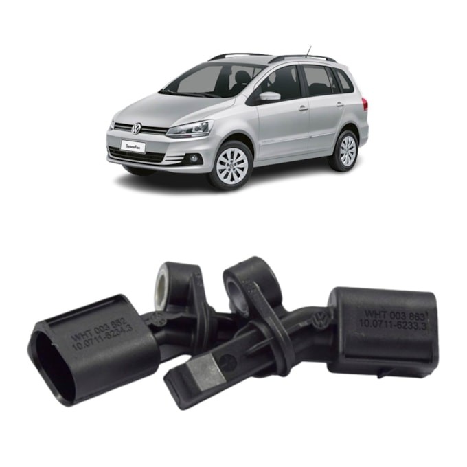 Detalhes do KIT 2 SENSORES ABS TRASEIRO FOX SPACEFOX CROSSFOX 2014-2018