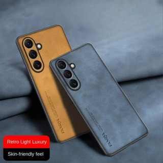 Para Samsung Galaxy S24 FE S24FE Caso De Couro Do Plutônio Pele Capa Dura Fosco Telefone Silicone Pára-Choques em Oferta na Shopee