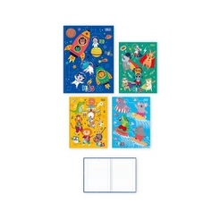 Caderno Costurado Sap Kids Masculino Tilibra 96X5 Sortido