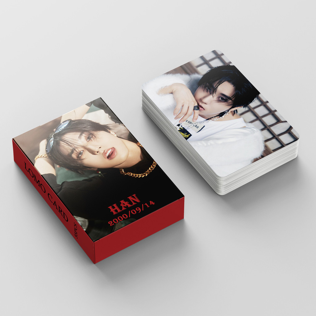 Cartão De Coleção 55pcs/box Stray Kids HAN SOLO LOMO KPOP em Oferta na Shopee
