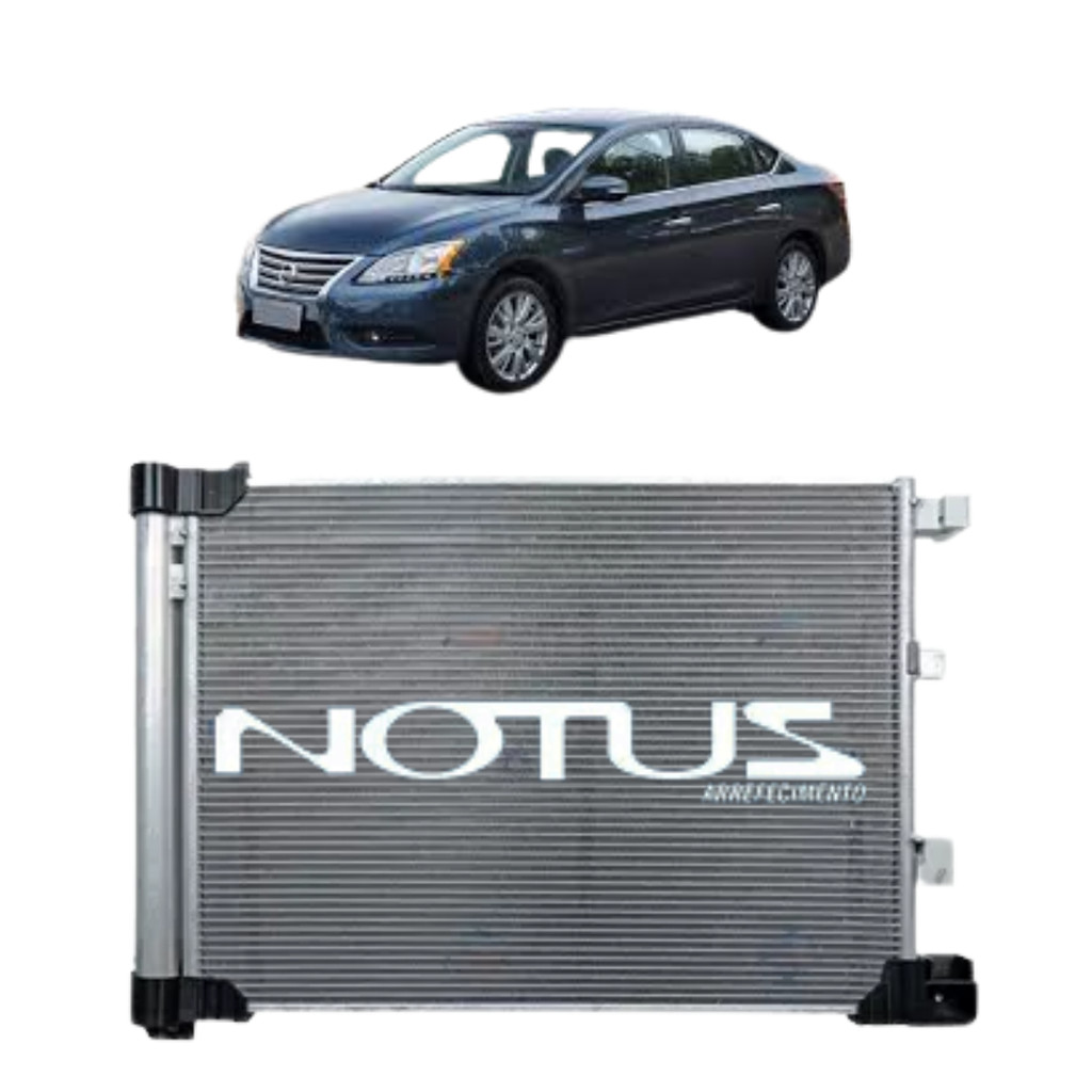 Condensador Notus Nissan Sentra 2.0 2014 2016 2018 2019