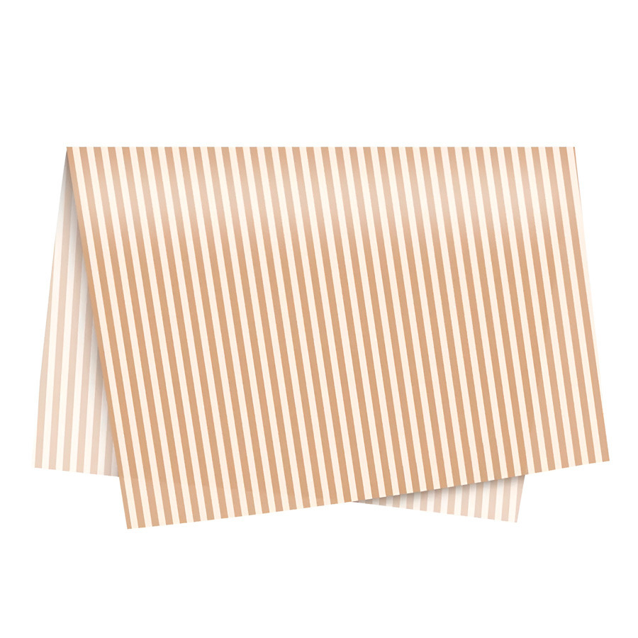 Papel de Seda - 49x69cm - Lavie Amendoa  - 10 unidades - Cromus - Rizzo