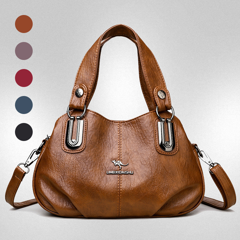 Bolsa feminina verão novo estilo senhoras ombro saco do mensageiro moda All-Match meia-idade idosa mãe bolsa pequena bol em Oferta na Shopee