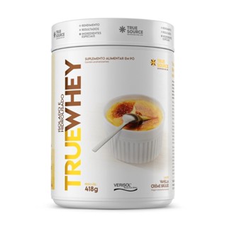 True Whey Protein Vanilla Creme Brulee 418g - True Source em Oferta na Shopee