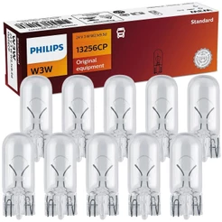 10 Lâmpada Philips Base Vidro W3w 24v W2.1x9.5d Sinalização
