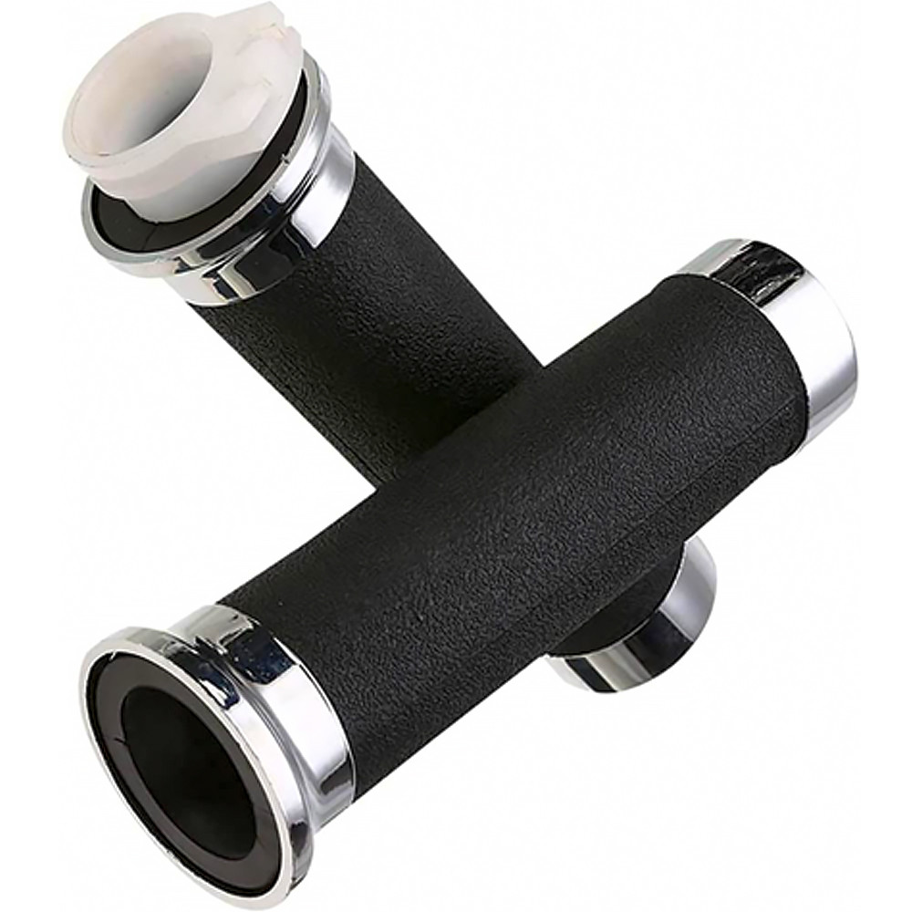 Kit Manopla P/ Honda Shadow - 2,5cm - Par C/ Pegadas Direita/Esquerda - Universal