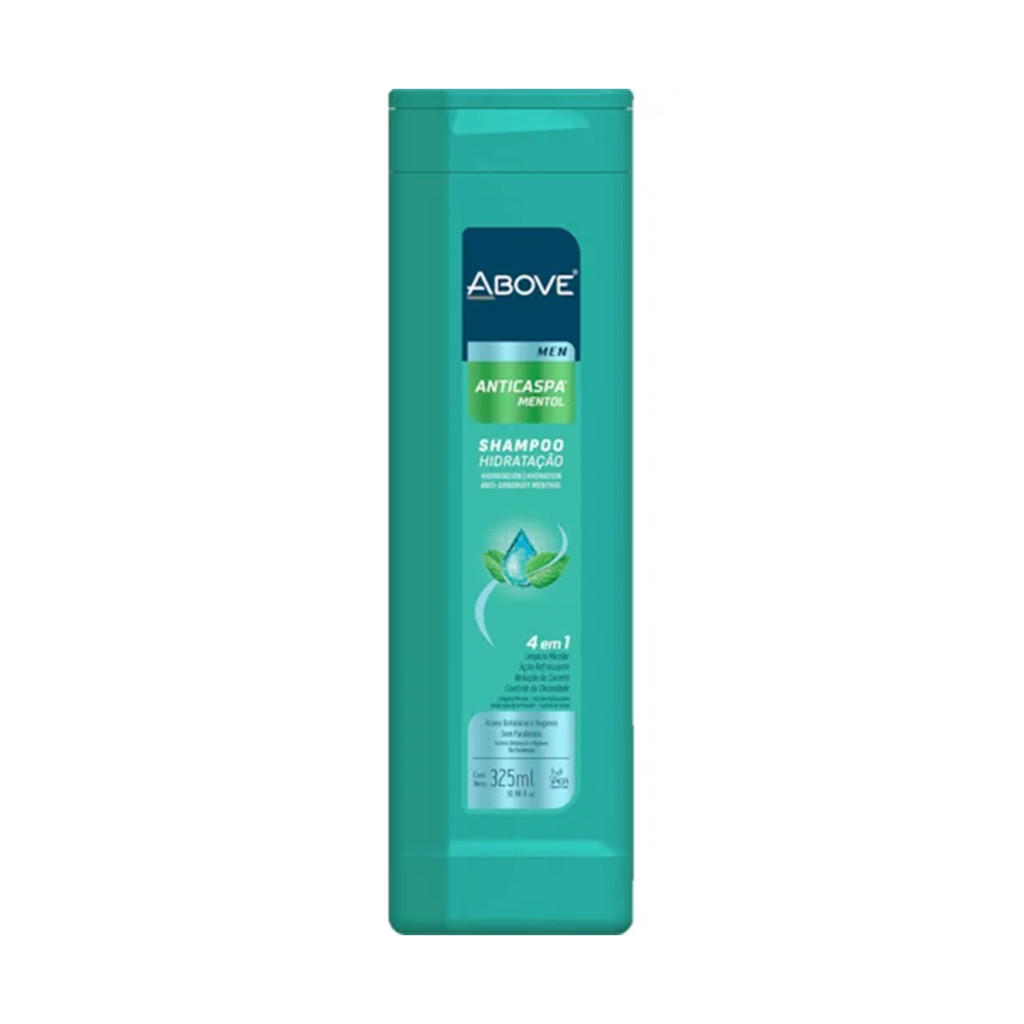 Shampoo Masculino Anticaspa Mentol Ice 325ml ABOVE