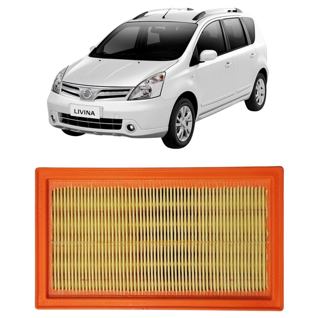 Filtro Ar Motor Original Nissan Livina 2009/13 Tiida 2006/08