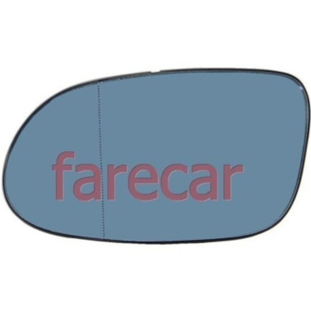 Lente Azul C/ Base Esquerda Retrovisor Classe A 1999 A 2002 - LADO ESQUERDO (MOTORISTA)
