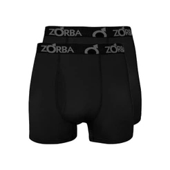 Kit com 2 Cuecas Boxer com Abertura Zorba 848