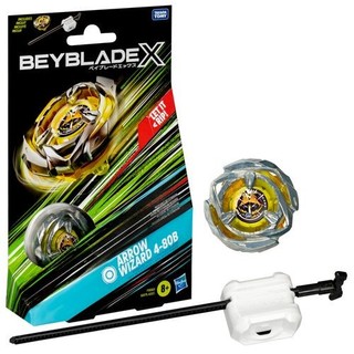 Beyblade X Arrow Wizard 4-80B Kit Inicial Pião E Lançador em Oferta na Shopee