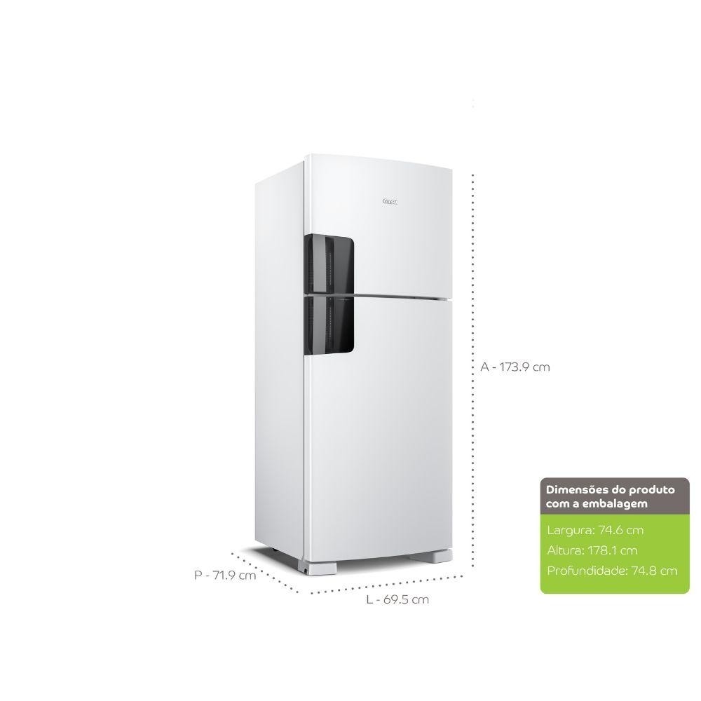 Geladeira Consul Frost Free Duplex 410L CRM50HB Branco
