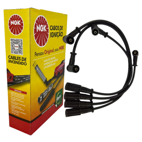 Cabo de Velas - Fiat Uno Mille 1.0 8V Fire 2006 2007 2008 2009 2010 2011 2012 - NGK em Oferta na Shopee