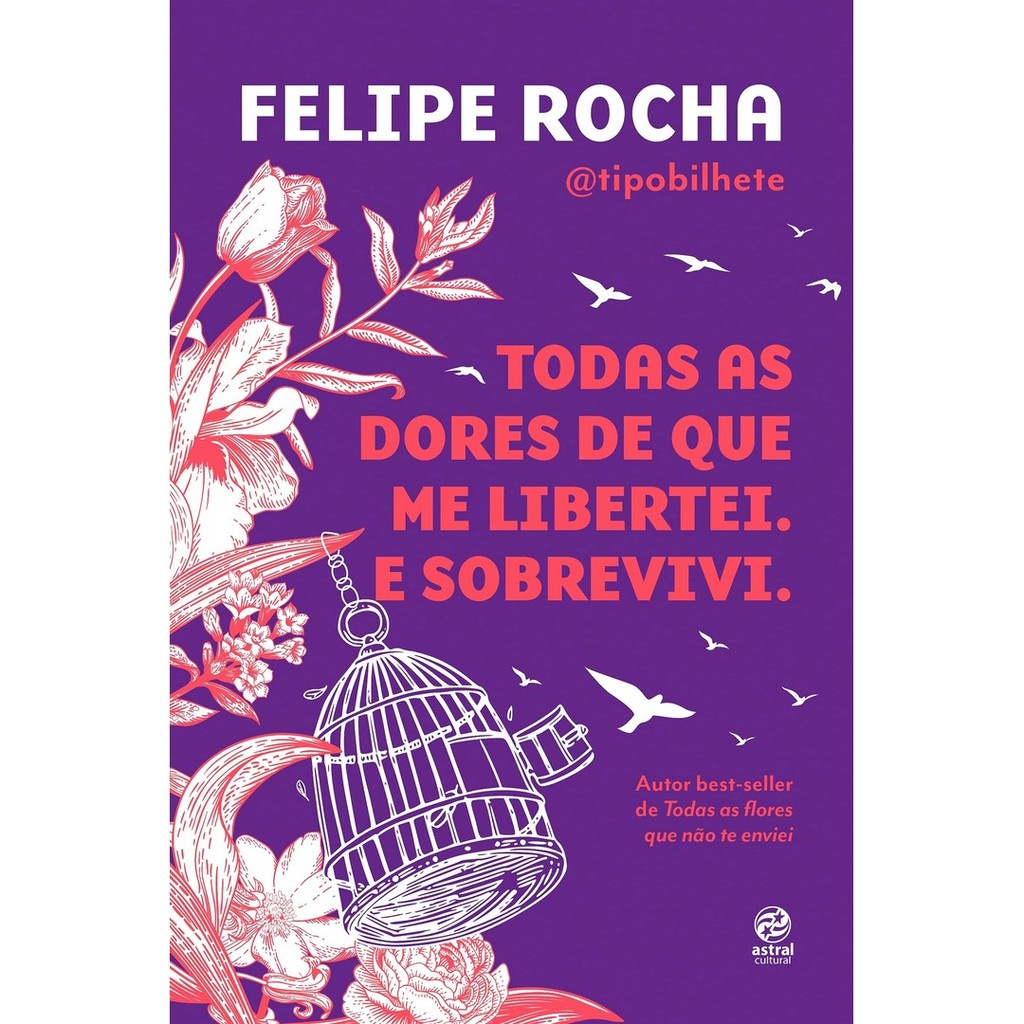 TIPO BILHETE: TODAS AS DORES DE QUE ME LIBERTEI em Oferta na Shopee