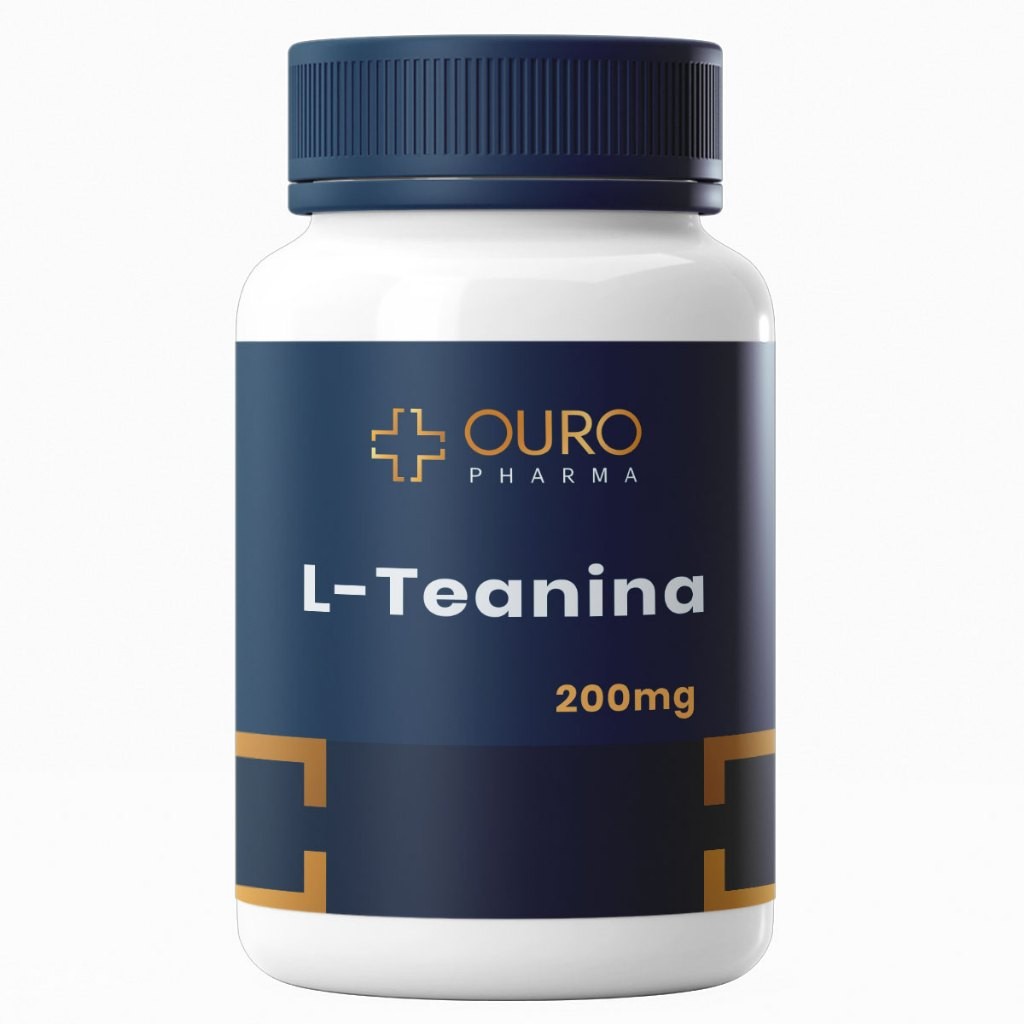 L Teanina 200 mg 60 ou 120 cápsulas L-Theanine ORIGINAL