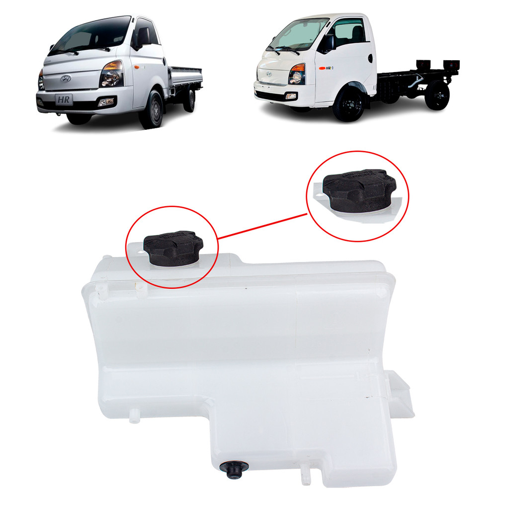 Reservatório de Água do Radiador Hyundai HR Todos 2006 A 2018 em Oferta na Shopee
