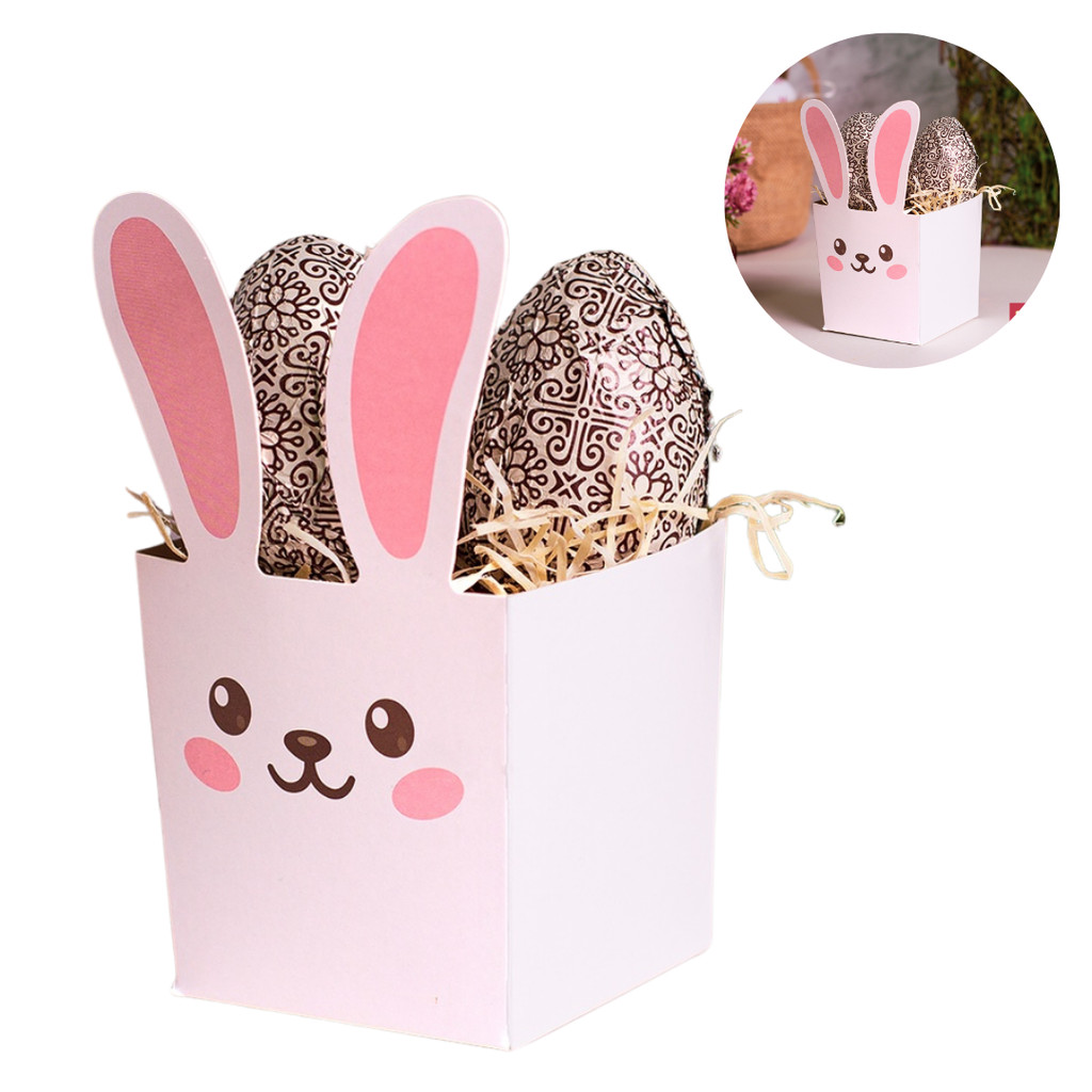 40 CESTINHA C/ORELHA BÁSICA IDEIA PASCOA OUTLET em Oferta na Shopee