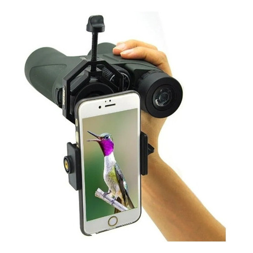 Suporte Celular Smartphone Adaptável Binoculo Telescópio 