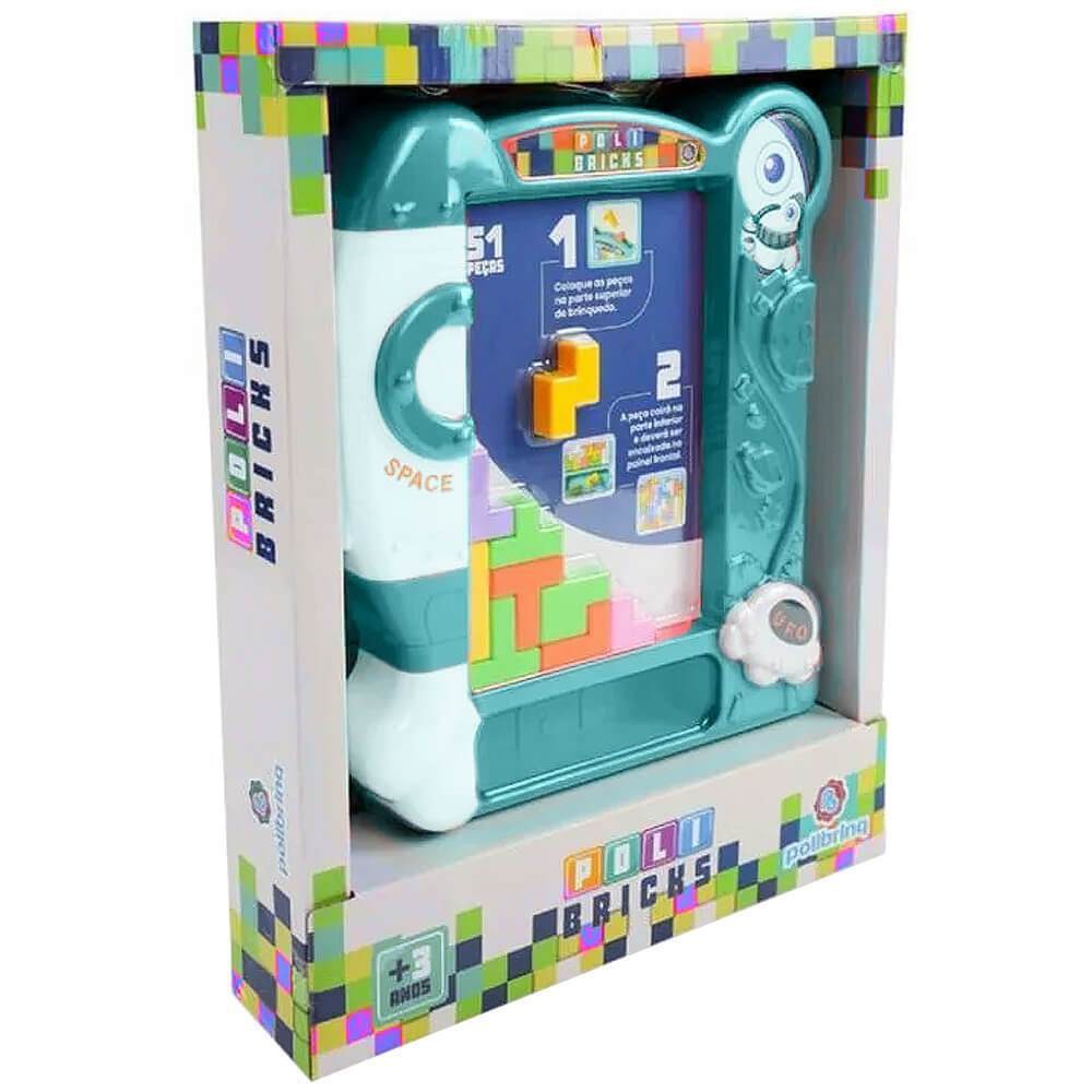 JOGO POLI BRICKS 51 PECAS POLIBRINQ