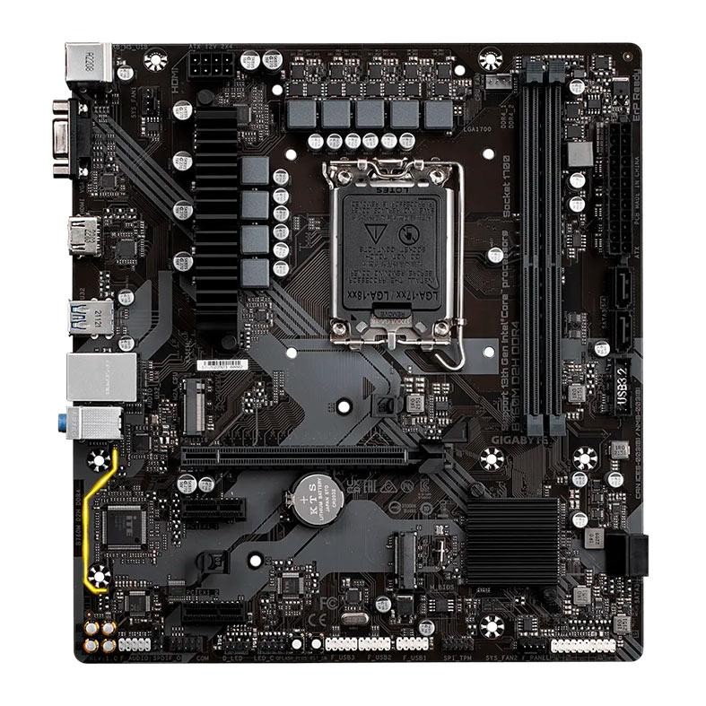 Placa Mae Gigabyte B760M D2H DDR4, Socket LGA1700, M-ATX, Chipset Intel B760, B760M-D2H-DDR4