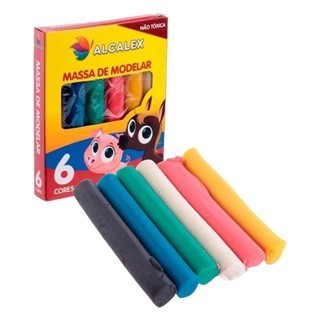 Kit 30 Unidades de Massinha de Modelar + 20 Cortador Forminha Molde Festa Lembrancinha Criança Aniversário — imagem 2 de 2