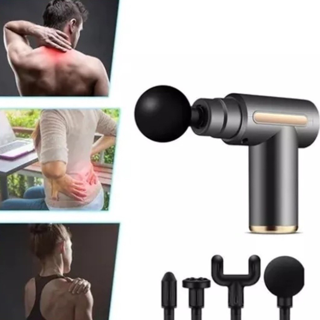 Pistola de massagem elétrica, massageador de tecidos profundos  YIHAN em Oferta na Shopee