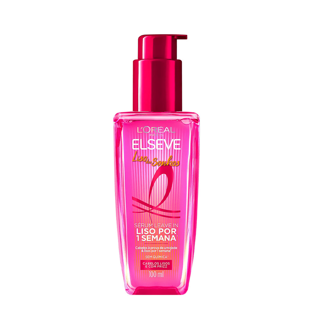 L'Oréal Paris Elseve Liso dos Sonhos - Sérum Leave-in 100ml em Oferta na Shopee