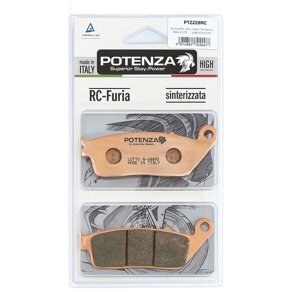 Pastilha de Freio Dianteira Nc 750x / Cb 300f Twister Abs / Cb 250f Twister Abs Potenza Sinterizada Rc Furia