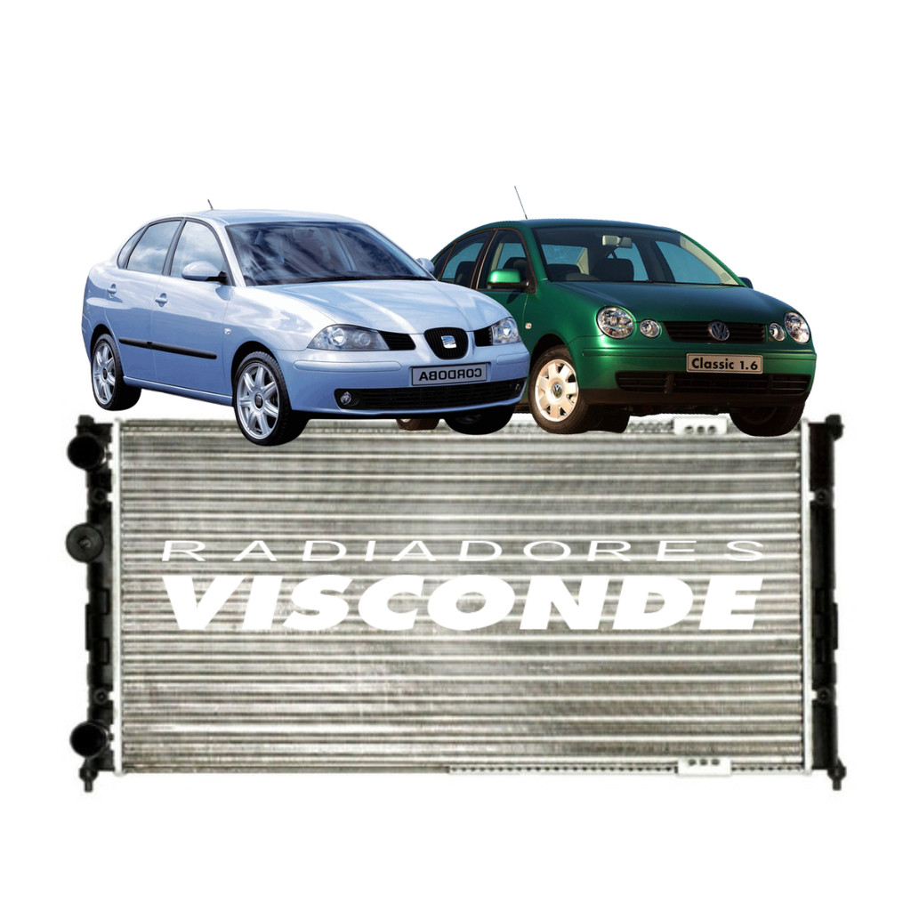 Radiador Visconde Cordoba 1.6 Polo Classic 1.8 2000 2002 - Spare Parts and Accessories for Vehicles