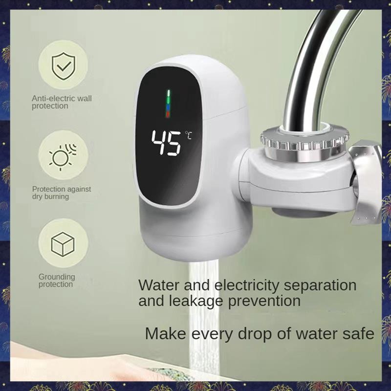 3000W Instant Electric Hot Water Aquecedor Torneira Display Digital Aquecimento De Água Para De Banheiro