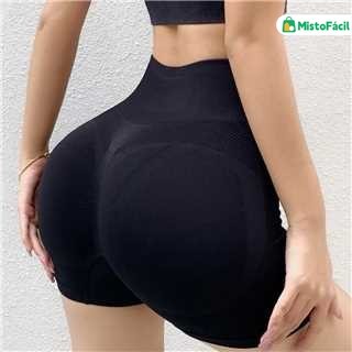 Short para Fitness Cintura Alta - Confortável, Elástico e Secagem Instantânea