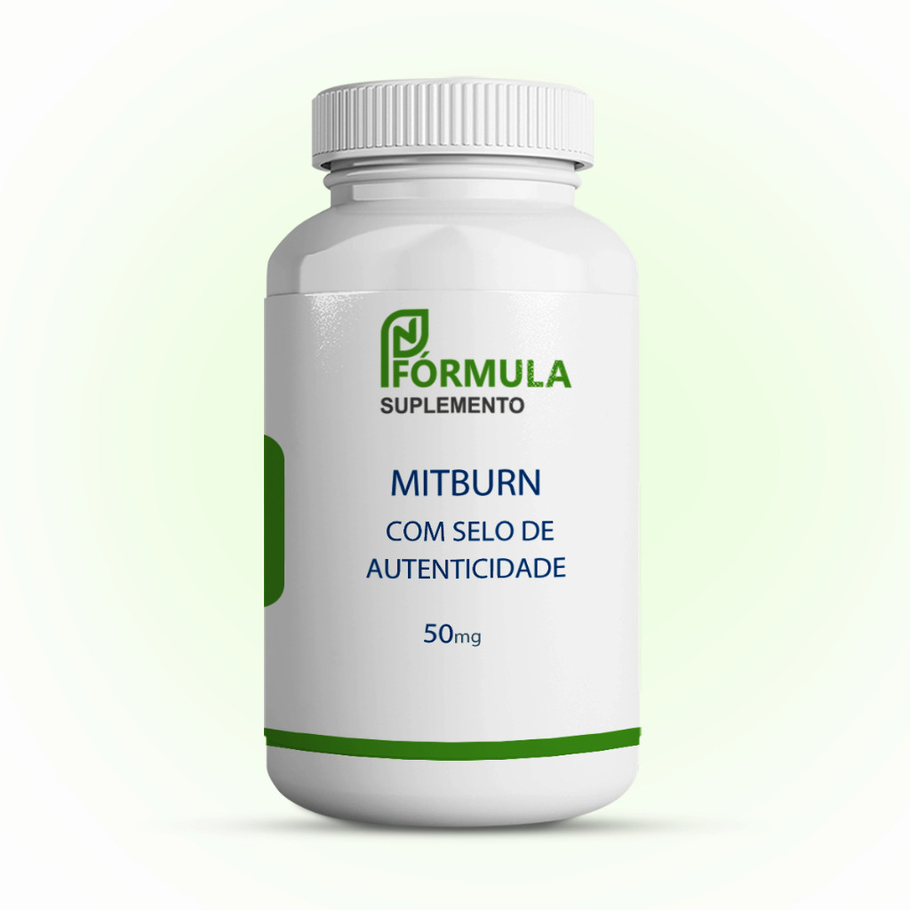 Mitburn 50mg 60 Cápsulas Com Selo de Autenticidade