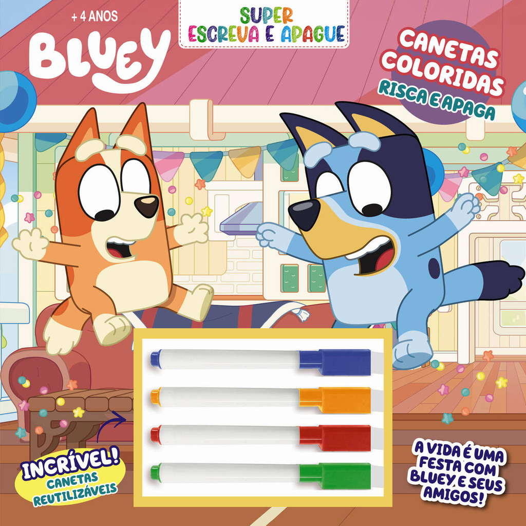 Bluey Super Escreva e Apague em Oferta na Shopee