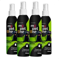 Kit 4 Perfume Colônia Macho 120 Ml Cheirinho De Banho - MyPetOne