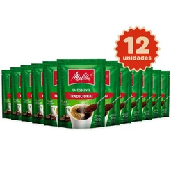 Kit 12 Cafés Solúvel Melitta® Tradicional Sachê 40g
