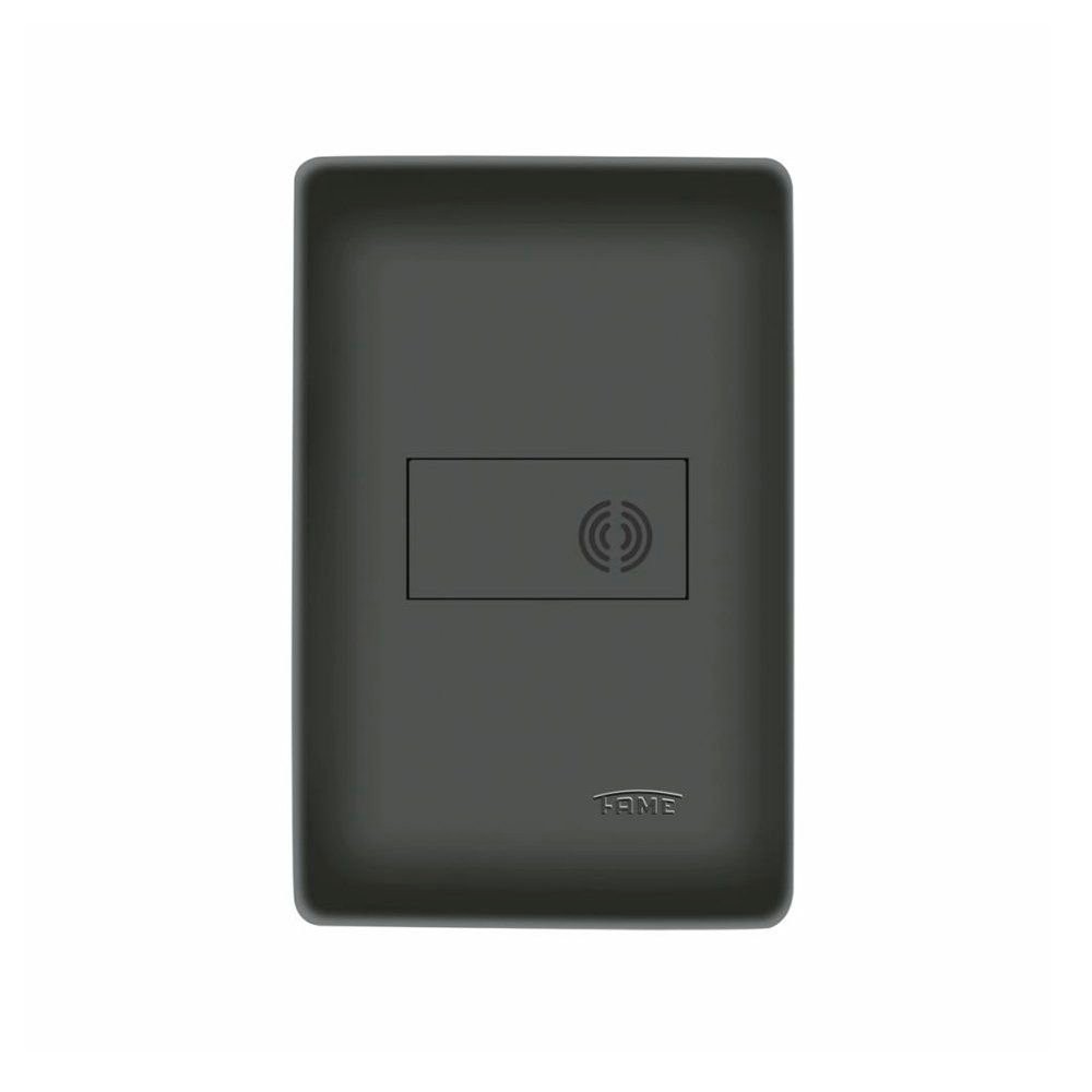 Cigarra Fame Habitat Black de Embutir com Placa 4x2 Preta
