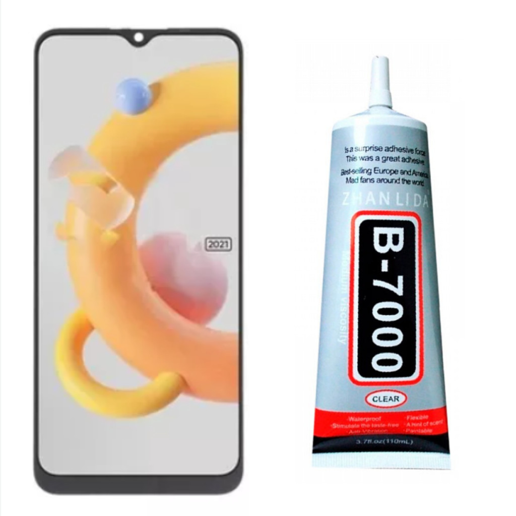 Tela Frontal Touch Display Para C11 2021 Rmx3231 + Cola 110ml
