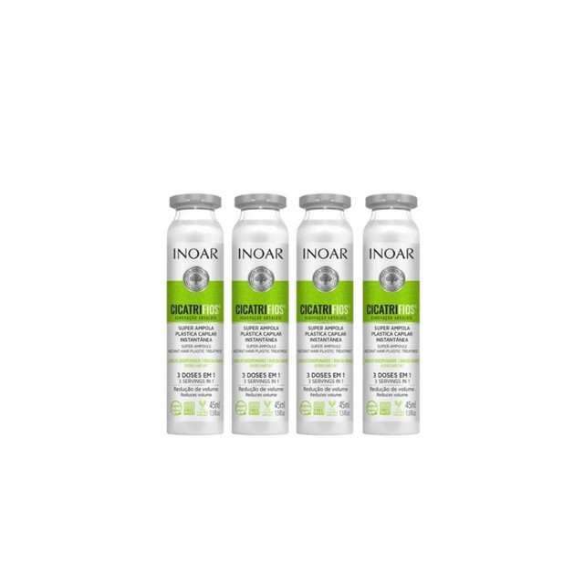 Inoar Kit Cicatrifios 4 Ampolas 45ml em Oferta na Shopee