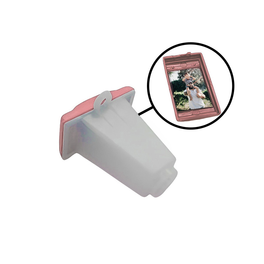 Monóculo Fotográfico com Foto - Rosa Claro - 1 unidade - Rizzo em Oferta na Shopee