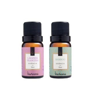 Kit 2 Essências Via Aroma - Bamboo e Lavanda Francesa em Oferta na Shopee
