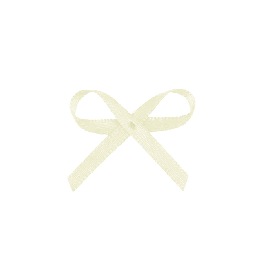 Lacinho Creme "Off-white" Tipo Mosquitinho - Pct c/ 100 peças - Laços Marcela - Rizzo