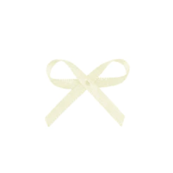Lacinho Creme "Off-white" Tipo Mosquitinho - Pct c/ 100 peças - Laços Marcela - Rizzo