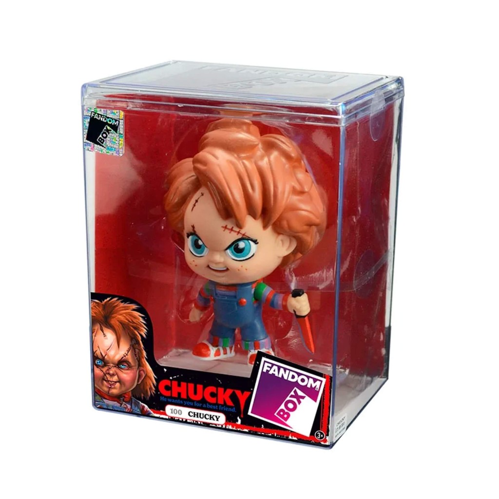 Fandom Box Chucky Boneco Colecionável Vinil Atóxico Lider - 3671 em Oferta na Shopee