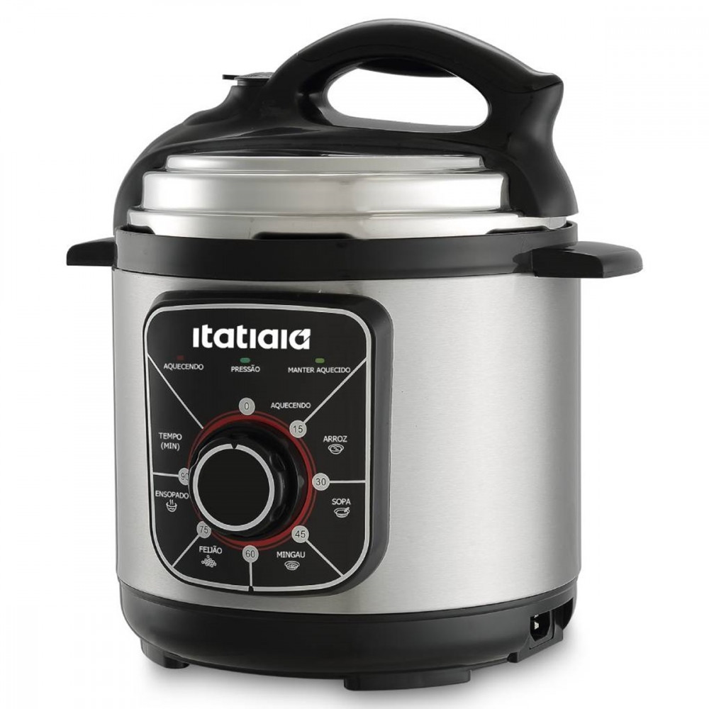 Panela de Pressão Elétrica Itatiaia 5L Essencial 900W em Oferta na Shopee