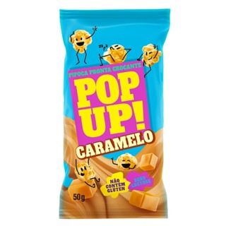 Pipoca Pop Up Caramelo ZDA 50g em Oferta na Shopee