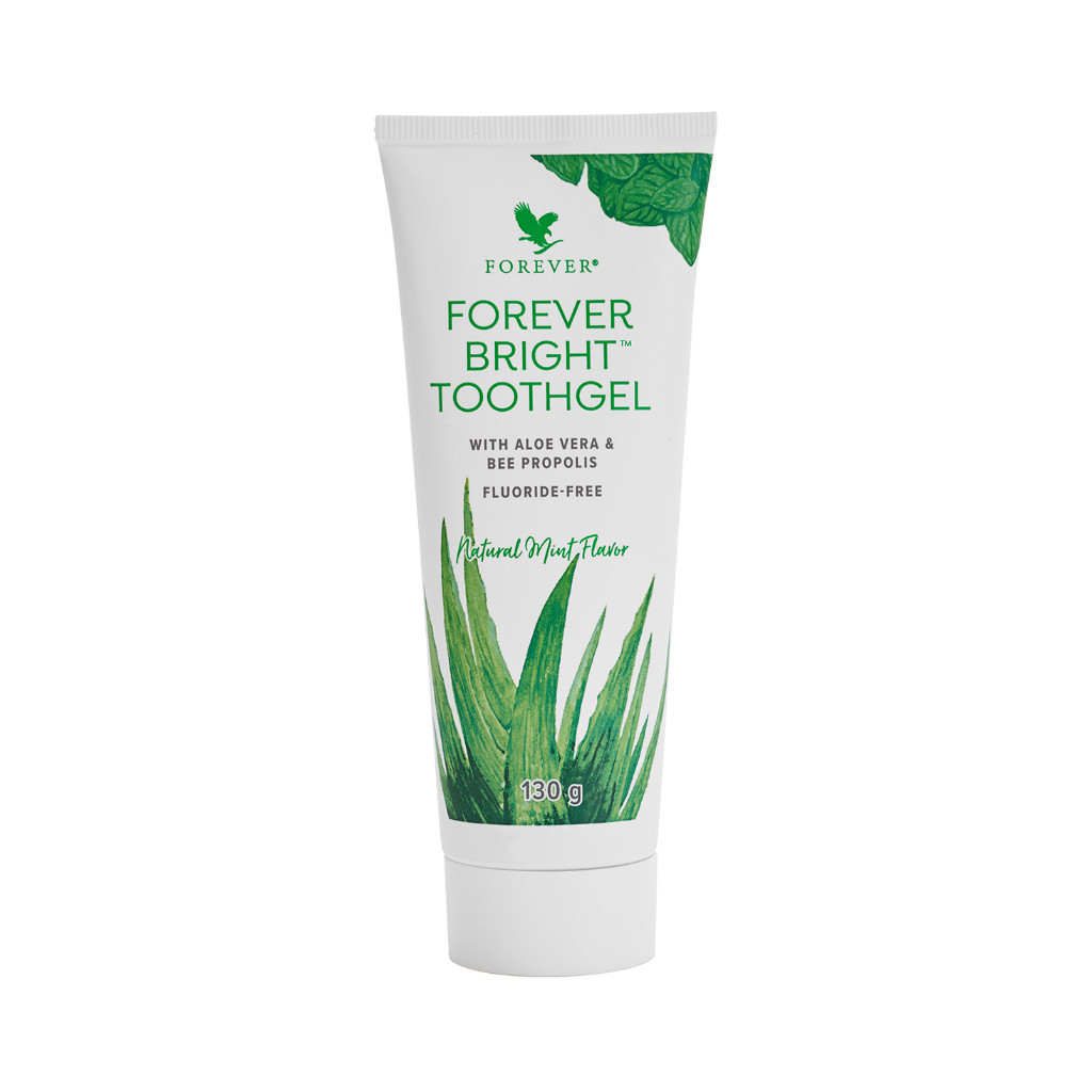 Creme Dental Aloe Vera Forever Sem Flúor Bright Toothgel Gel Dental