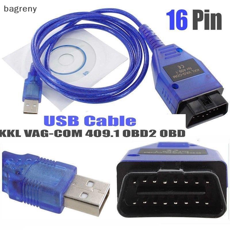 [bagreny] Cabo USB KKL VAG-COM 409.1 Scanner De Diagnóstico/Seat A + BR em Oferta na Shopee