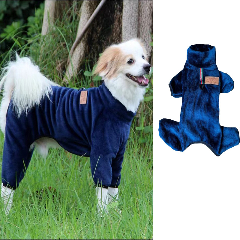 Macacão Quente Para Cães , Roupas Animais De Estimação De Inverno , Moda Quatro Patas , Ro...